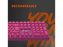 Клавіатура Canyon Fortnax GKW-2 Pink (CND-SKBW2) - мініатюра 11