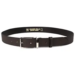 Ремінь шкіряний Grande Pelle коричневий  120х3.5х0.5 см acs0032047 - мініатюра 2