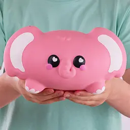 Іграшка-антистрес Smooshzees Snugzees Слон Баблз колекційна рожева (8232) - мініатюра 7