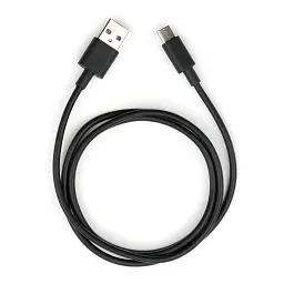 Дата кабель USB 2.0 AM to USB-C 1.0m PVC black Vinga (VCPDCTC1BK)