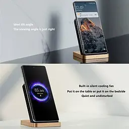 Бездротовий зарядний пристрій Xiaomi 50 W Wireless Charger Stand (MDY-12-EN, BHR5835CN) - мініатюра 5