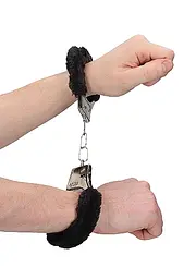Наручники ShotsToys Handcuffs Furry (чорний) - мініатюра 2
