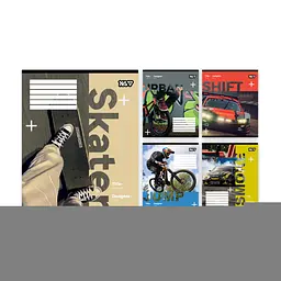 Зошит Yes Street energy А5 48 аркушів клітинка (769085), в асортименті