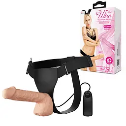Страпон - Ultra Multi-speed Vibration Strap On 10.2"