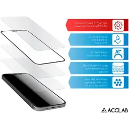 Скло захисне ACCLAB Full Glue Infinix Hot 40i Black (1283126588914) - мініатюра 4