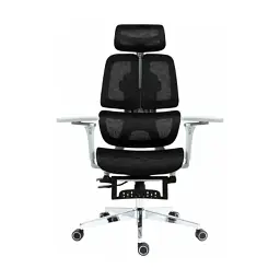 Офісне крісло GT Racer B-2450 White/Black - миниатюра 6