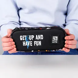 Пенал м'який Kite 22x9.5x6 см чорний (K24-599-10) - мініатюра 5
