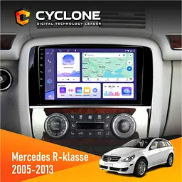 Штатна магнітола Mercedes-Benz R-Class (W251) 2005-2013 AMP Cyclone C9-011 4x64, DSP Cyclone (НФ-00007340)