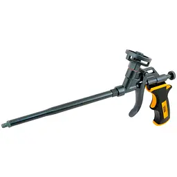 Пістолет монтажний для піни Mastertool з тефлоновим покриттям тримач балона трубка голка 81-8673