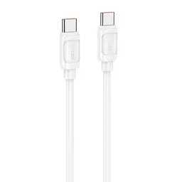 Дата кабель Hoco X115 Surpass Type-C to Type-C 240W (1m) White
