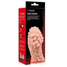 Насадка на член Kokos Cock Sleeve CS 004, L - мініатюра 7