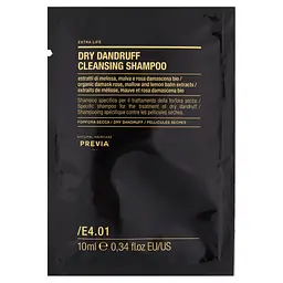 Шампунь очищувальний проти сухої лупи Previa E4.01 Dry Dandruff Cleansing Shampoo 10 мл