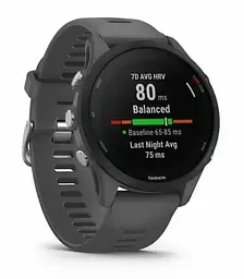 Смарт-годинник Garmin Forerunner 255 Slate Grey (010-02641-00/10/43) - мініатюра 3