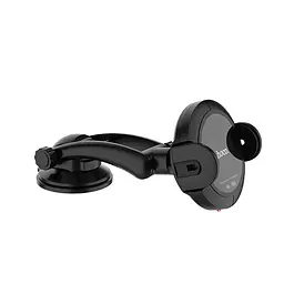 Холдер Hoco CA35 Black (Кріплення присоска + Вентиляційна решітка) + Wireless Charger - мініатюра 3