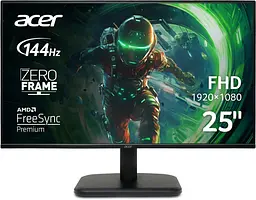 Монітор 24.5" Acer EK251QP6bi D-Sub FHD IPS 144Hz (UM.KE1EE.601) U1