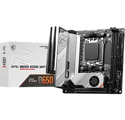Материнська плата MSI B650I MPG Edge Wi-Fi Socket AM5 (MPG B650I EDGE WIFI)