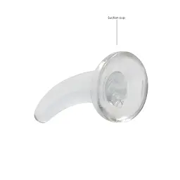 Фалоімітатор Realrock Crystal Clear Dildo 5" 11.5 см прозорий - мініатюра 3