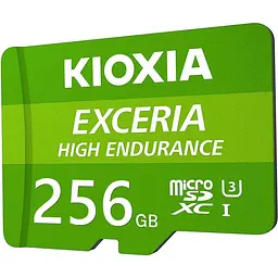 Карта пам'яті Kioxia microSDXC Exceria High Endurance 256GB Class 10 UHS-I U3 V30 (LMHE1G256GG2) [163977] - мініатюра 2