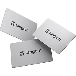 Оригінальний криптогаманець Tangem Wallet 2.0 набір з 3 карток White (TG128X3-W) - мініатюра 2