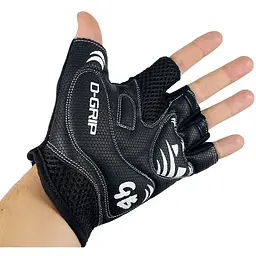 Велорукавиці Good Bike D-Grip короткий палець розмір M чорні (94505Black-IS) - мініатюра 6