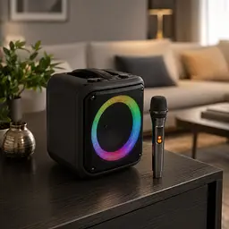 Колонка BTS-1935 Bluetooth / Акустика + бездротовий мікрофон / Караоке-колонка - мініатюра 3