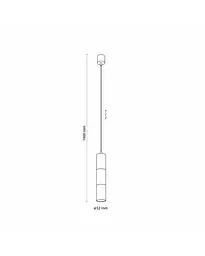 Підвісний світильник TK Lighting 4756 Vivien GU10 1x10W IP20 - мініатюра 2