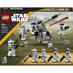 Конструктор LEGO Star Wars Бойовий загін бійців-клонів 501-го легіону 119 деталей (75345)