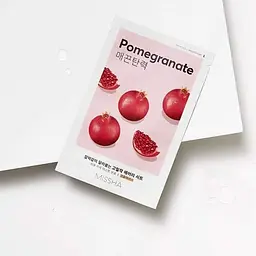 Тканинна маска Missha Airy Fit Sheet Mask Pomegranate, з екстрактом граната, 19 г - мініатюра 3