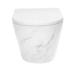 Підвісний унітаз Rea Carlos Nature marble REA-C6606, Мармур - мініатюра 2