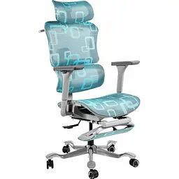 Офісне крісло GT Racer B-542 Gray/Blue [174574]