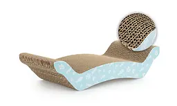 Happet Картонна кігтеточка "ZAZU"+Котяча м'ята, 43x10x22 см (DK05)