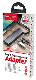 USB Хаб Hoco Easy connect Type-C HB17 3 USB - мініатюра 5