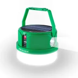 Кемпінговий ліхтар NEWVEW NV-E972 50W із сонячною панеллю, 2400mAh, Green (NWVW-NV-E972-GN) - мініатюра 2