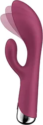 Вібратор-кролик Satisfyer Spinning Rabbit 1 20 см бордовий - мініатюра 6