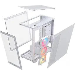 Корпус Corsair 3500X ARGB Tempered Glass без БП White (CC-9011279-WW) - мініатюра 8