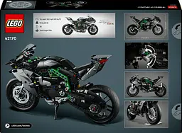 Конструктор LEGO Technic Мотоцикл Kawasaki Ninja H2R 643  деталі (42170) - мініатюра 9