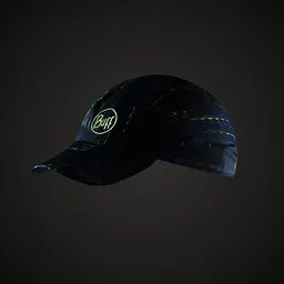 Кепка Buff Pack Run Cap XL R-sural multi Синій-Жовтий - мініатюра 3