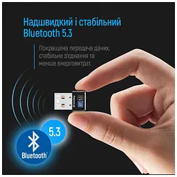 Bluetooth-адаптер ColorWay BT 5.3 (CW-AD-BT53) - мініатюра 7