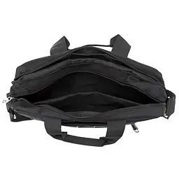 Сумка-портфель чоловіча текстильна для ноутбука 13'' та документів Tiding Bag M56-3812A чорна - мініатюра 6