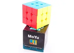 Кубик MoYu Meilong 3C 3x3 без наліпок кольоровий пластик (MoYu Meilong 3C 3x3 Cube stickerless) (MF8888B) - мініатюра 5