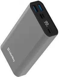 Повербанк ColorWay Full USBQC 3.0 + USB-C Power Delivery 22.5 W 20000 mAh Gray - мініатюра 2