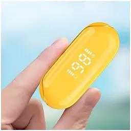Бездротові навушники Hoco Ew39 Bright TWS жовті 6931474794628 - мініатюра 3