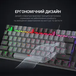 Клавіатура GamePro Blue Switch механічна (MK105B) - мініатюра 8