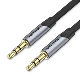 Кабель Vention Audio 3.5мм/3.5мм M/M 1 м Metal Type Silver/Black BAPHF