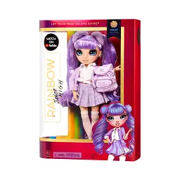 Лялька Rainbow High Junior Вайолет Віллоу, з аксесуарами (580027) - мініатюра 9