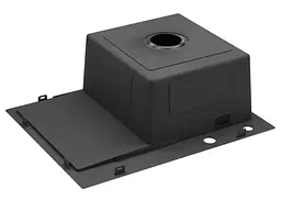 Кухонна мийка Kroner KRP Schwarze - 6350RHM PVD (3.0/1.0 мм) (CV031323) - мініатюра 9