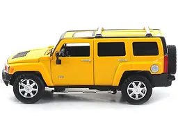 Колекційна металева модель автомобіля Автопром Hummer H3 з інерцією, світлом та звуком 1:24 - мініатюра 5