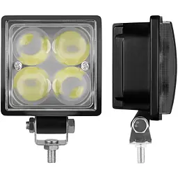 LED фара Brevia Sport Далеке світло 10-30V 12W 880Lm Алюмінієвий корпус IP68 (10602QLX1)