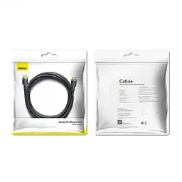 Кабель Baseus Cafule 4K HDMI 2.0 3m Black (CADKLF-G01) [67203] - мініатюра 7