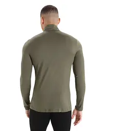 Термокофта Icebreaker 200 Oasis LS Half Zip Men Loden Heather S (1052-104 367 069 S) - мініатюра 3